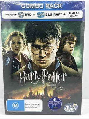 Harry Potter The Deathly Hallows Part 2 DVD / Blu Ray Sealed New FREE POST - image 1 of 4