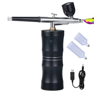 Cordless Airbrush Kit with Compressor, Mini Air Brush Machine Set Rechargeabl... - Picture 1 of 6