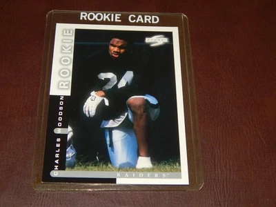 Tarjeta de novato Pinnacle Score Charles Woodson 1998 # 236 - Raiders Foto 1 de 2