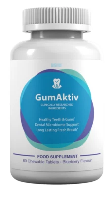 SUPPLEMENTS SANCTUARY Gum Aktiv - Oral Probiotics for Men & Women- 60 Chewable Tablets(Up to 2 months)