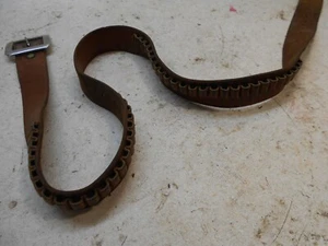 boyt 822 leather 22cal 50 loop shell belt 35-40 waist - Picture 1 of 5