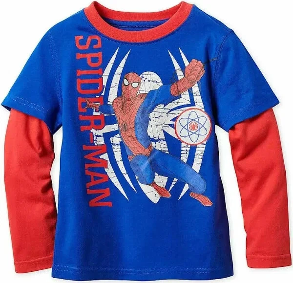 Camiseta de manga larga para niños talla 3 Disney Store Marvel Spider-Man Foto 1 de 1
