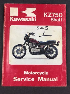 Genuine Kawasaki KZ750 Shaft Motorcycle Service Menu 99924-1035-01 (MT) - Picture 1 of 6