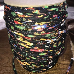 VERA BRADLEY 3 Yards TAVERN ON THE GREEN Cotton Cord Fabric Trim more available - Picture 1 of 3