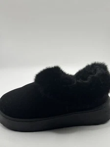 Women Platform Snow Boots Fuzzy Slippers Fluffy Mini Boots House Slippers 9.5 - Picture 1 of 4