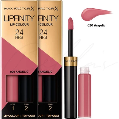 MAX FACTOR Lipfinity Lip Color 2 Step 24 Hour Effect Lipstick -020 *PACK OF 2* - Image 1 of 4