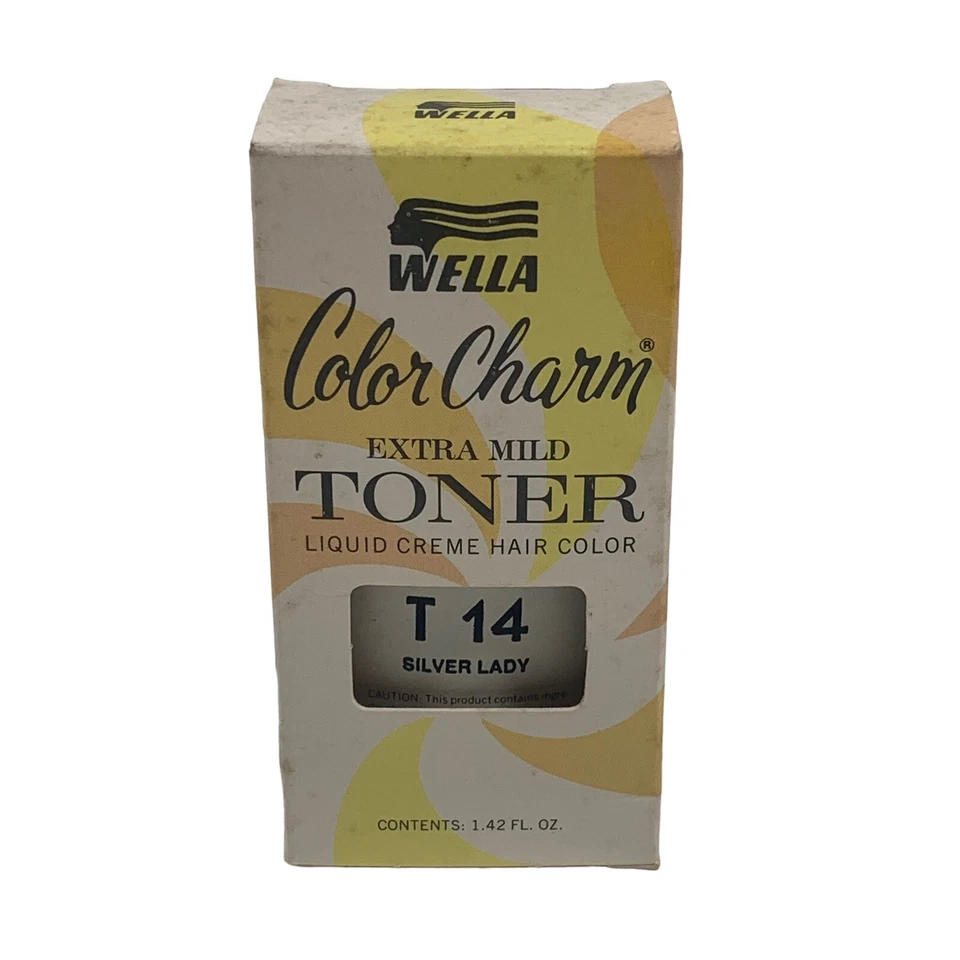 Wella Color Charm Extra Mild Toner Liquid Creme Haircolor T14 Silver Lady Profes - Image 1 of 1