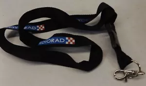 KOYORAD nero con rosso bianco e blu porta ID distintivo cordino - Foto 1 di 1