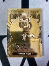 Randy Moss 2023 Panini Gold Standard Football Golden Records Auto 3/10