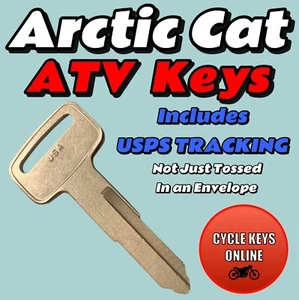 Arctic Cat ATV spare replacement keys Cut to Code key for codes B79010-B79897 - Picture 1 of 1