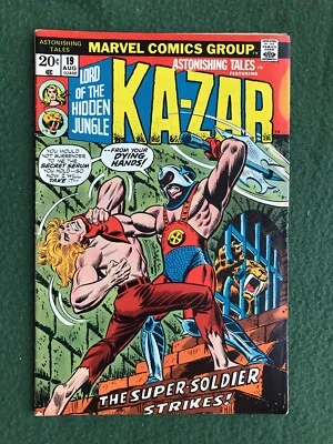 Astonishing Tales #19 Marvel Comics Bronze Age Ka-Zar Zabu Savage Land g/vg l2 - Image 1 of 3