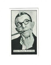 Turf Cigarette Card Personality Series Film Stars 1933 No. 43 - Robert Woolsey