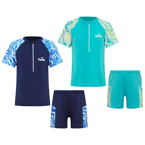 Kids Boys Activewear Beach Daily Wear Breathable Tracksuits 2 Piece Sportwear - Picture 1 of 30