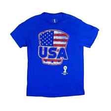FIFA World Cup Brasil Brazil USA America Flag Futbol Soccer Mens Medium T-Shirt
