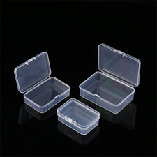10PCS Mini boîte de rangement transparente en plastique transparent