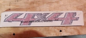 (2x) 2014 - 2017 4x4 Decals Stickers Chevy Silverado GMC Sierra Bed - Picture 1 of 4