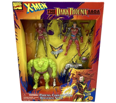 X-Men The Dark Phoenix Saga Action Figure Set Marvel Comics ToyBiz 1995 New Cover