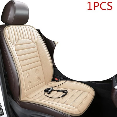 Winter Warmer Heating Car Seat Cover Cushion W/Temperature Adjust Switch 12V/24V - Image 1 of 4