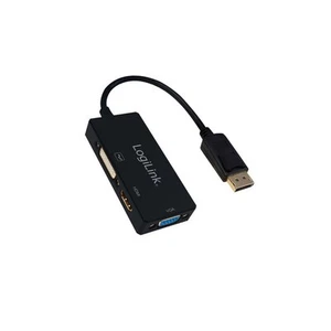 CV0109 converter DVI 1.0, DisplayPort 1.2, HDMI 1.4 color: black LOGILINK - Afbeelding 1 van 1