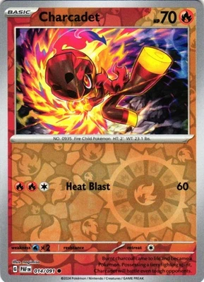 Charcadet Reverse Holo Common SV01: Scarlet & Violet Base Set 040/198 NM - Image 1 of 2