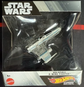 2023 Hot Wheels Star Wars Starship Selects NEW REPUBLIC E-WING FIGHTER #30 - Picture 1 of 6