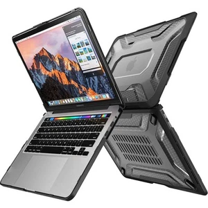 Schutzhülle für MacBook Pro 13 2020 - 2016 Supcase Case Cover Futeral Schwarz - Bild 1 von 6