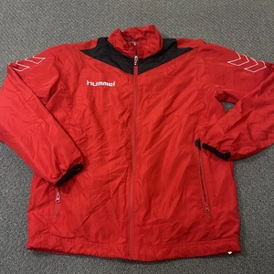 Chaqueta cortavientos deportiva Hummel para hombre talla XS roja cremallera completa * - Imagen 1 de 11