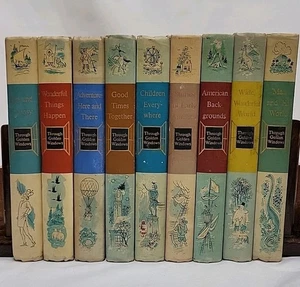Through Golden Windows Volumes 2 Thru 10 Children’s Story Books 1958 Grolier 1st - Picture 1 of 24
