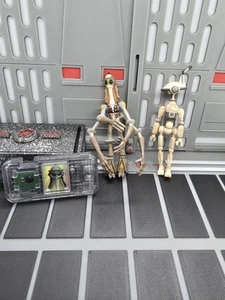 Star Wars Phantom Menace Episode 1 Gasgano & Pit Droid Loose Complete - Picture 1 of 2