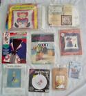 9 Piece Lot of  Vintage Needlework Kits - Embroidery, Crewel, Needlepoint, More