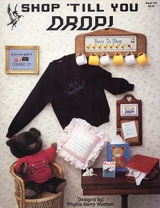 Shop 'Till You Drop Cross Stitch Book - Pegasus Originals Bk #143 - Picture 1 of 2