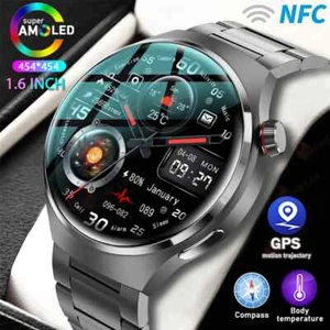 Watch Pro 2024 GPS NFC Call Smartwatch Men AMOLED IP68 - Photo 1 sur 20
