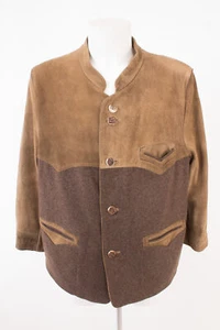 MEINDL Herren Jacke Trachtenjacke Janker Gr. 28 Wolle Leder - Bild 1 von 8