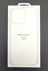 Genuine Apple Clear Case with MagSafe for iPhone 15 Pro Max Open Box - Picture 1 of 3