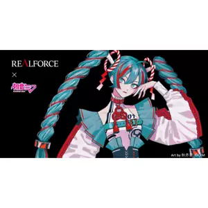Topre REALFORCE GX1 Hatsune Miku Collaboration Color Design Model English Array - Picture 1 of 4
