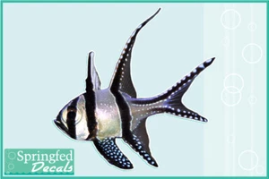 BANGAII CARDINAL FISH Vinyl Decal Car Truck Sticker Aquarium Fish Decal - Picture 1 of 1