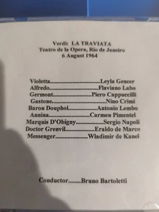 Live Opera Recording CD -675 1964 Traviata Gencer Labo Cappuccilli Crimi Lembo - Bild 1 von 1