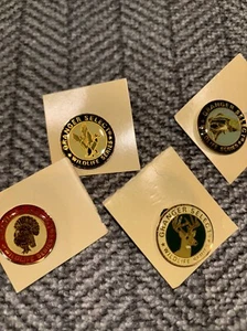 (4) different Granger Select Wildlife Series lapel pins, Bass Duck Deer Turkey - Picture 1 of 1