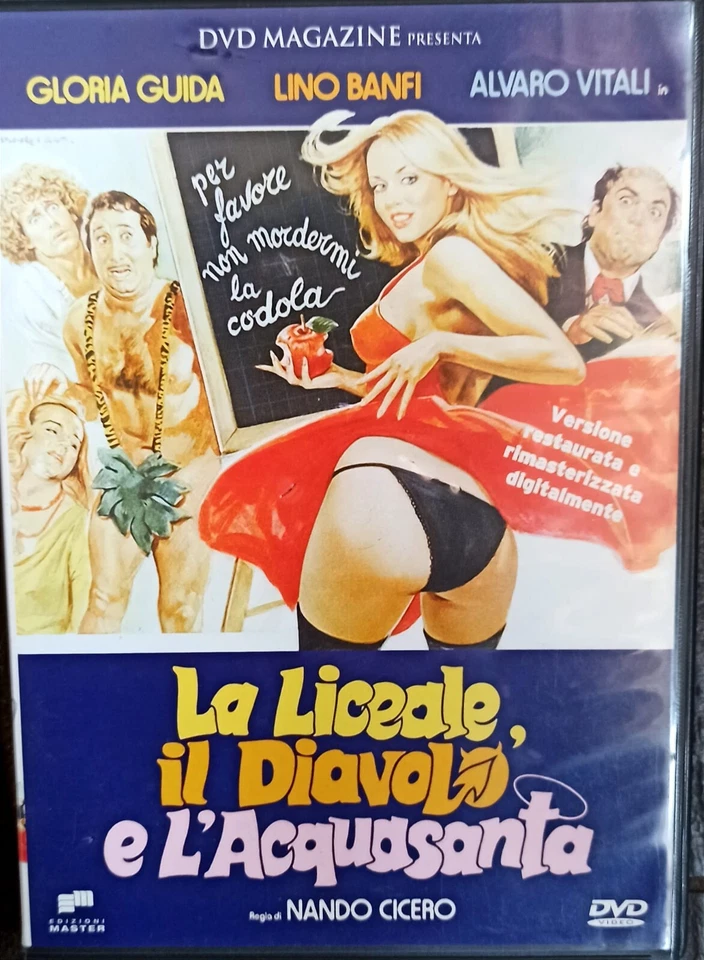 DVD LA LICEALE IL DIAVOLO E L'ACQUA SANTA Gloria Guida Lino Banfi D02629 - Bild 1 von 1
