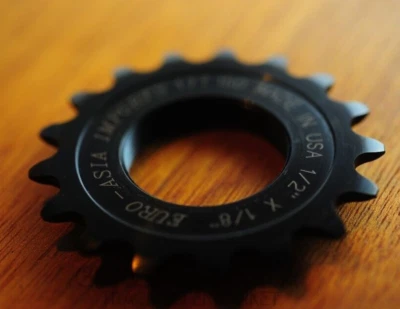 EAI Deluxe Track Bike Cog  17T 18T 19T 20T 21T 22T Steel USA Euro Asia Imports - Image 1 of 2
