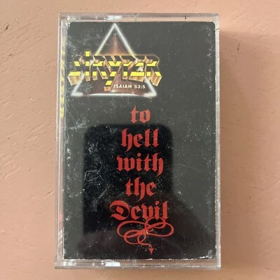 80s Rock Hair Metal Stryper To Hell With The Devil Cassette 1986 Vtg - Image 1 of 4
