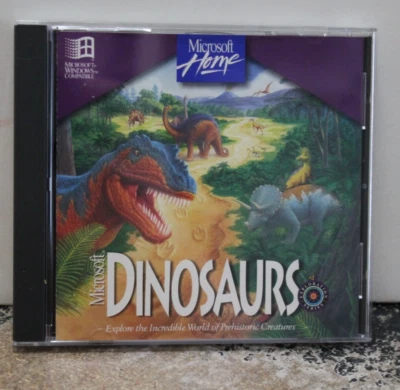 Microsoft Home: Dinosaurs, exploration series, Vintage CD-ROM - Image 1 of 3