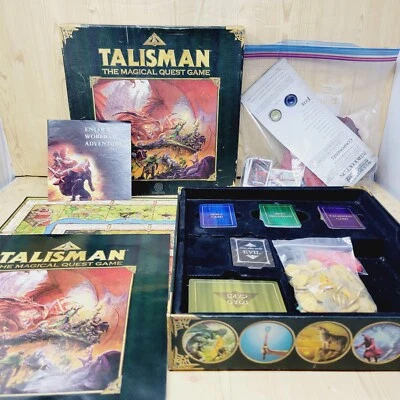 Talisman 4th Edition: The Magical Quest Game MISSING DIE-CUT PLAYING PIECE CARDS - Image 1 of 4