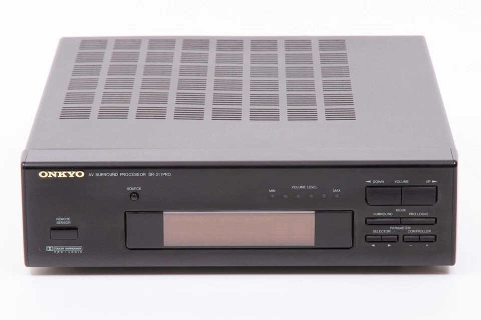 Onkyo SR-211 PRO surround processor, remote, manual, packaging - Image 1 of 4