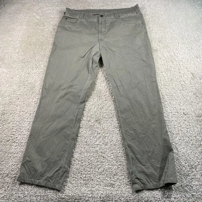 Meyer 裤子男式 52 (34x28) 灰色绿色鼠尾草迪拜弹力休闲裤 — 第 1/4 张图片