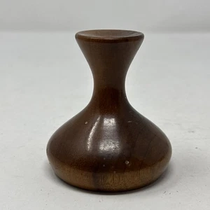 Vintage MCM Oregon Myrtlewood Vase Shaped Incense Holder - Picture 1 of 8