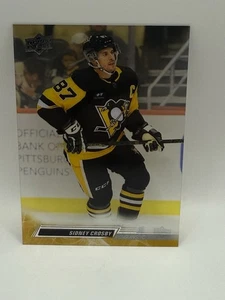 Serie 2 de cubierta superior 2022-23 corte transparente Sydney Crosby #387 - Imagen 1 de 2