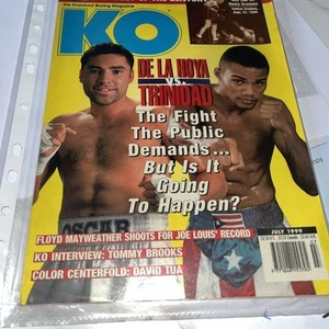 Ko Magazine July 99 Exceptional Condition. De la Hoya v Trinidad - Picture 1 of 1