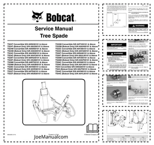 Bobcat Tree Spade Implement Service Manual A9SK A9U2 A9SN - Picture 1 of 1