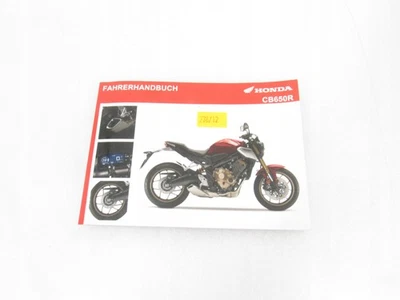 Manual de instrucciones de HONDA CB650R 00X34-MKY-6000 - Imagen 1 de 4
